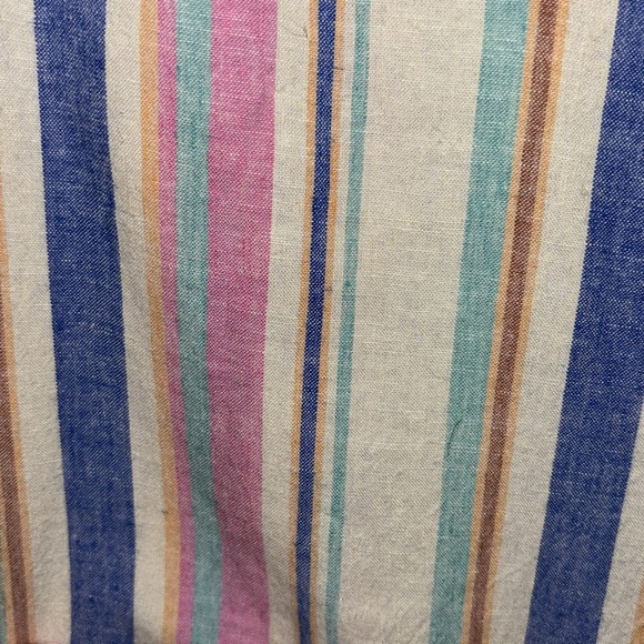 STYLE & CO BRAND MULTI COLORED STRIPED CAPRI PANTS LINEN AND MODAL
SIZE MEDIUM - Picture 10 of 11